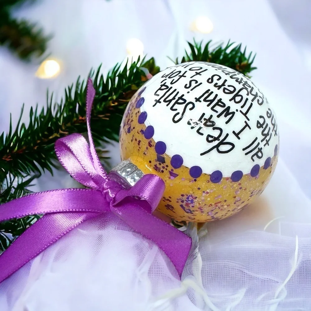 Handmade christmas ornament